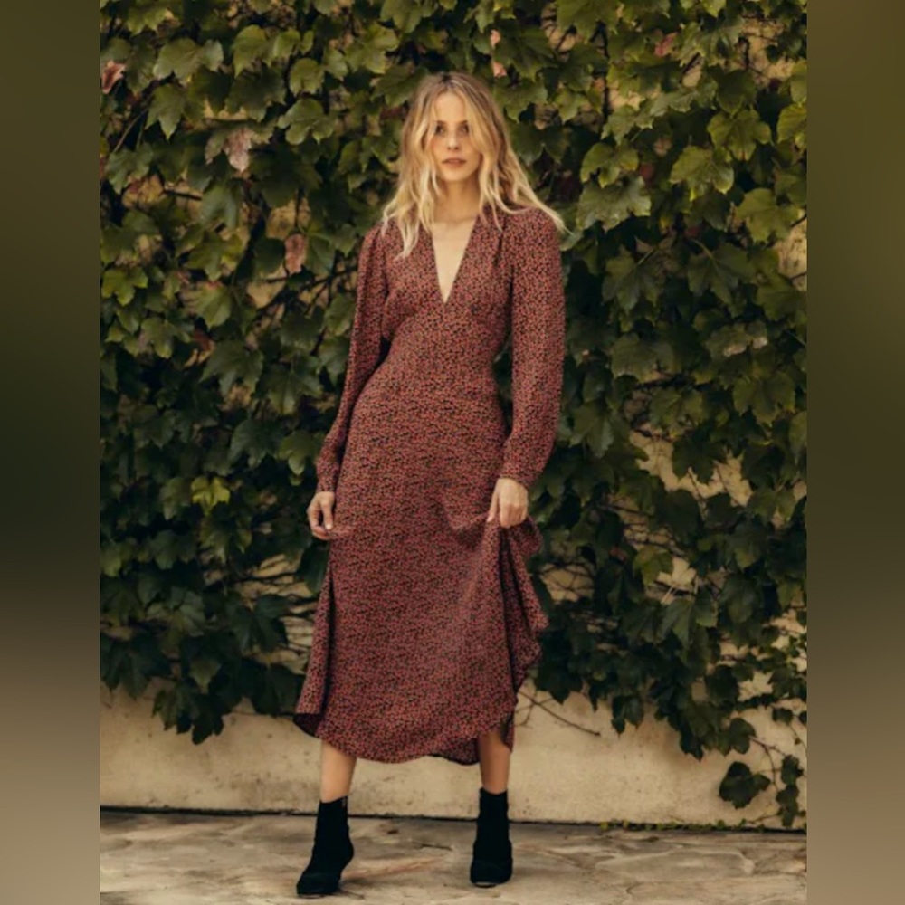 Doen Charleston V Neck Dress - Small